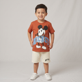 Mickey Orange Boys H/S shorts