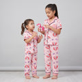 Ice-cream Pink Kids H/S Pajamas