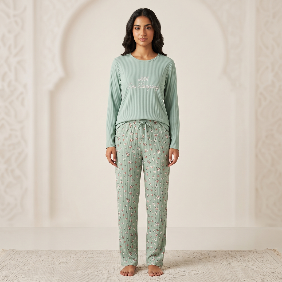 Womens Pajama 2Pcs HM-70538