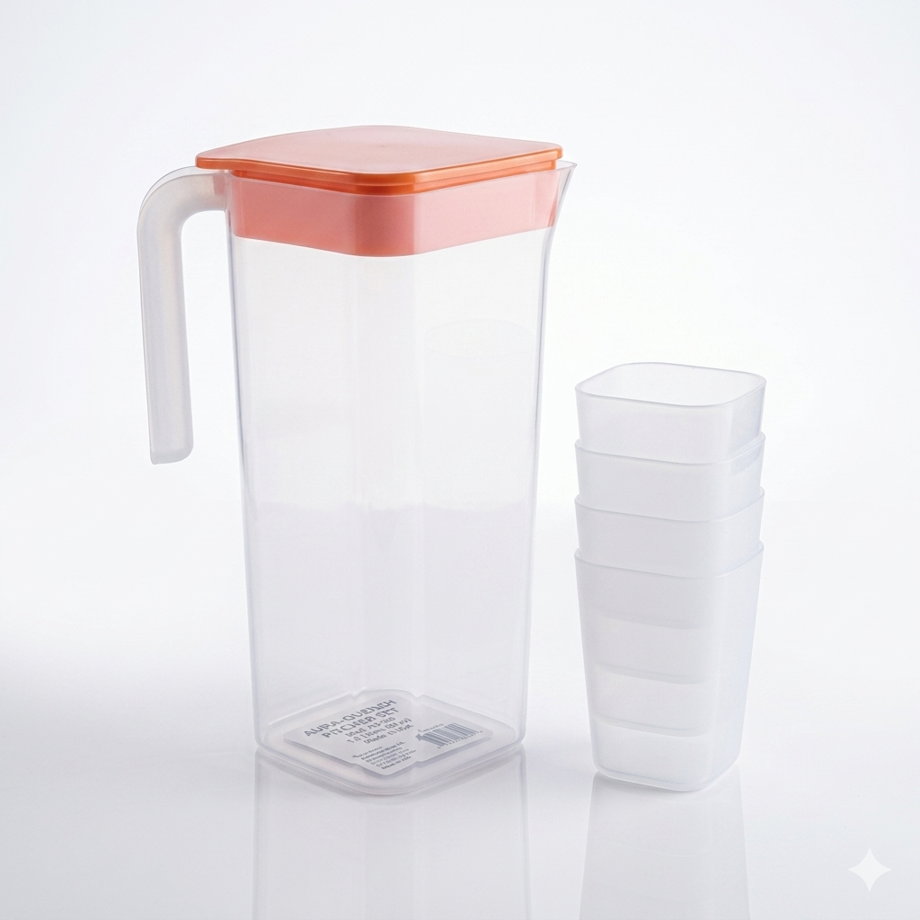 Large plastic pitcher