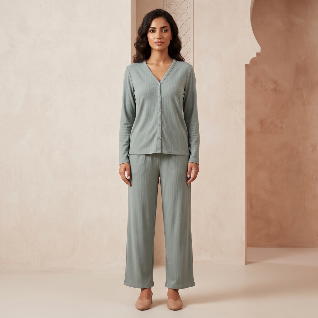 Womens Pyjama 3 Pcs 9169