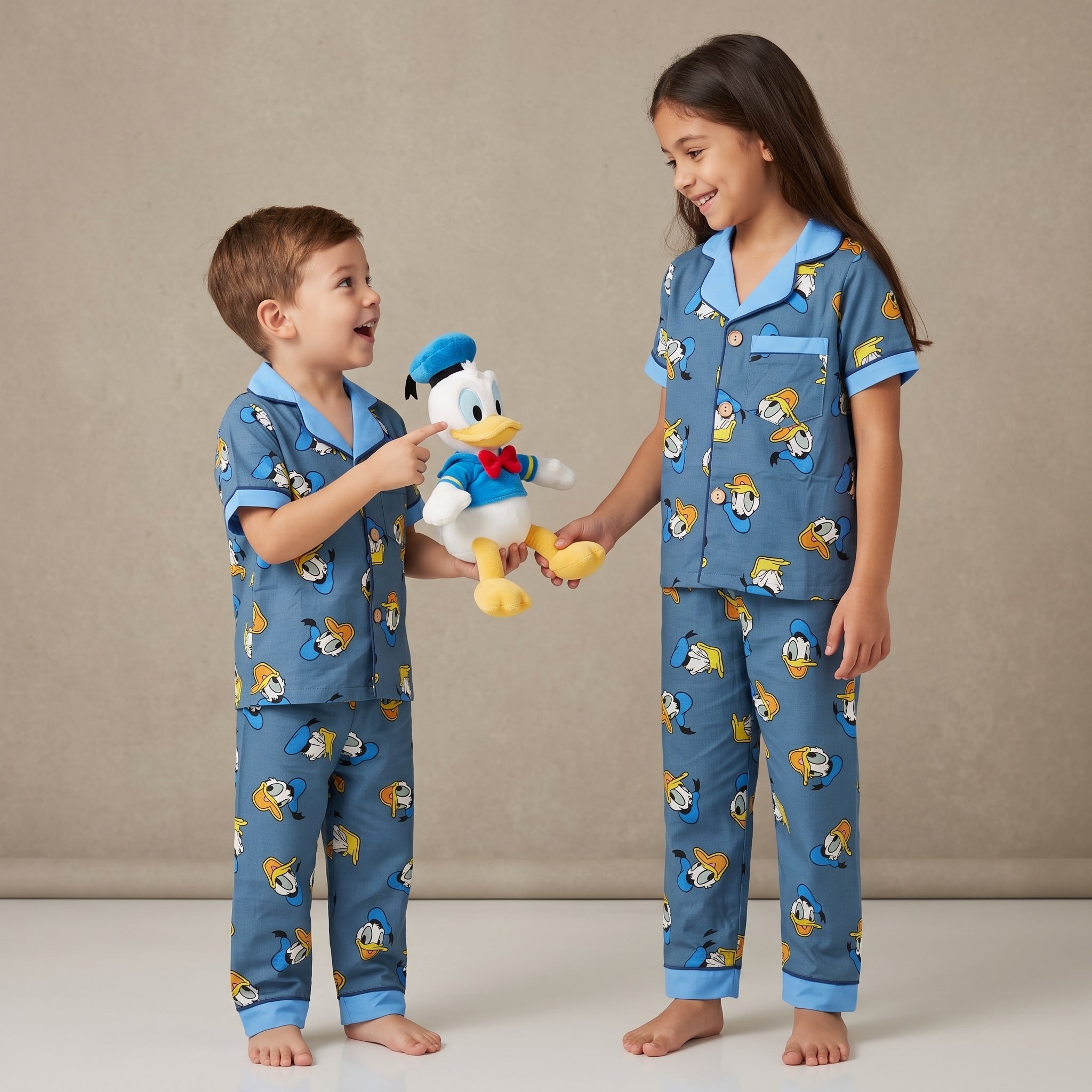 Donald Blue Kids H/S Pajamas