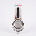 Plastic strainer, carton of 3 pieces
