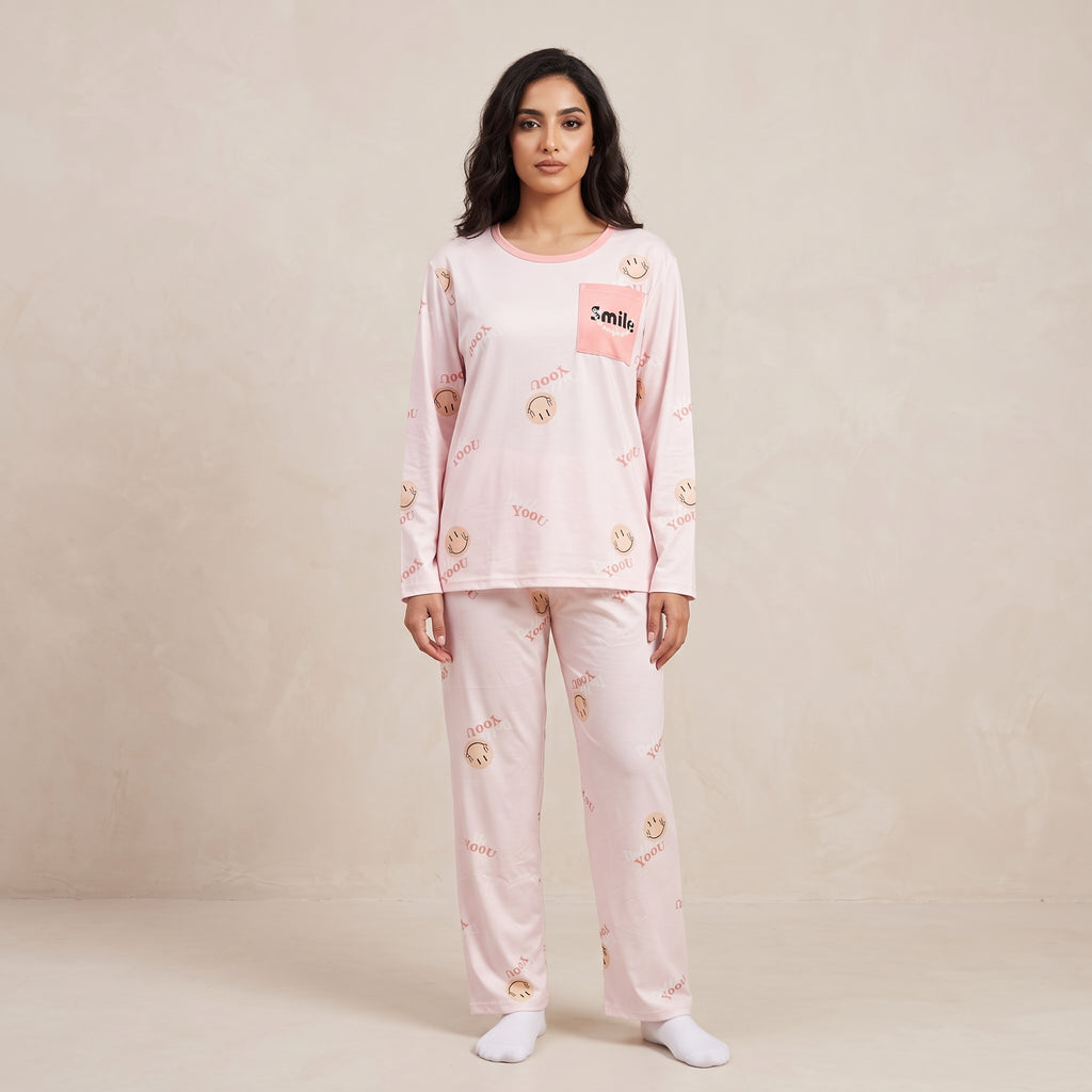 Womens L/S Pajamas 2Pcs 608