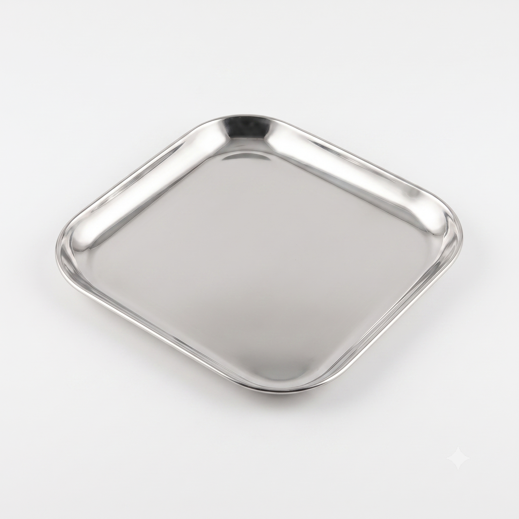 Steel square tray no. 2
