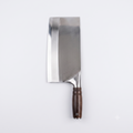 Cleaver with wooden handle on card 3580