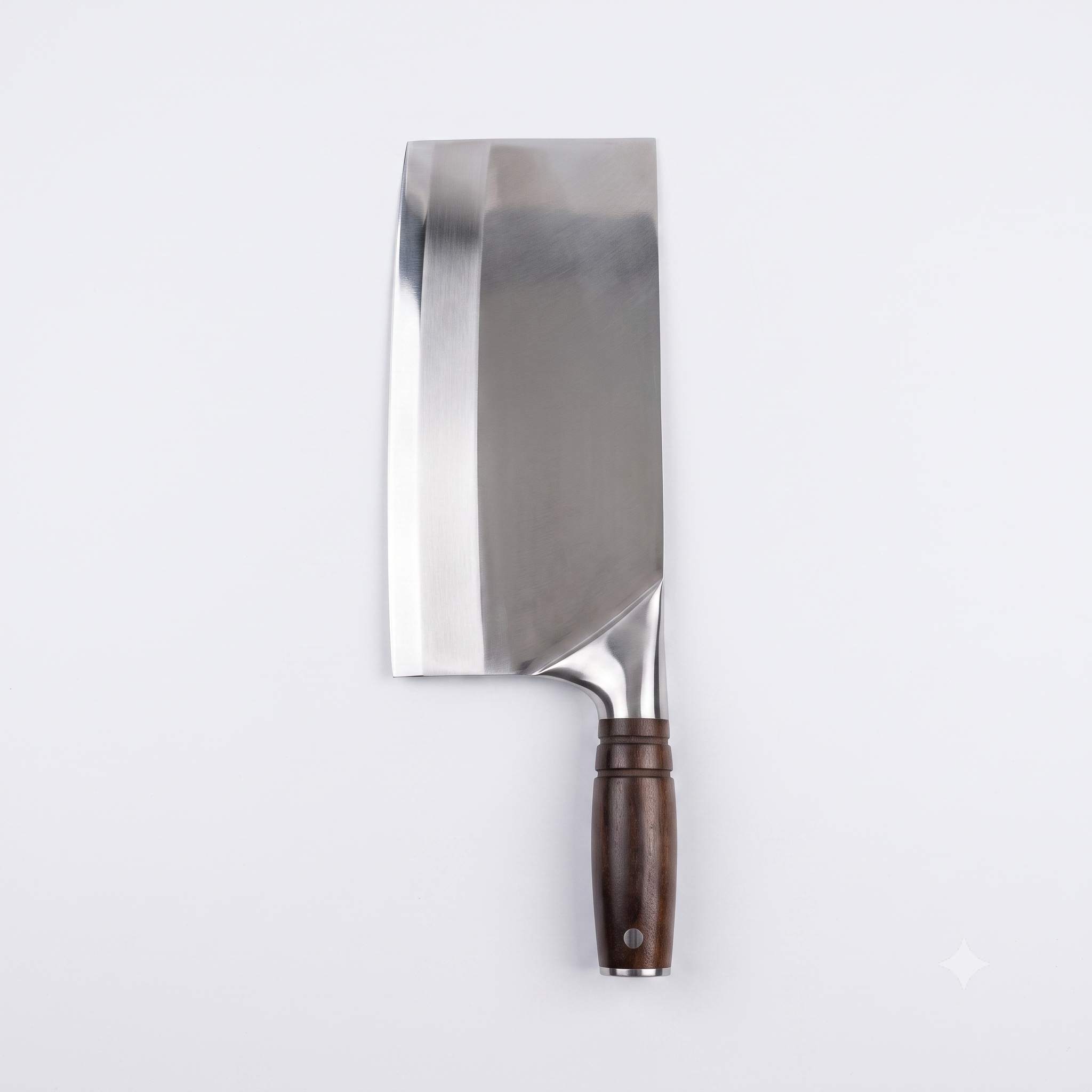 Cleaver with wooden handle on card 3580