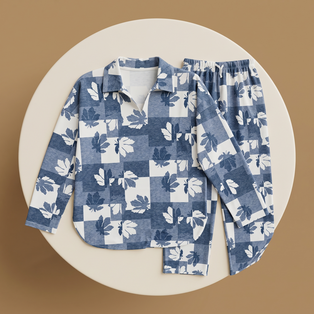 Womens Pyjama 2 Pcs 9182