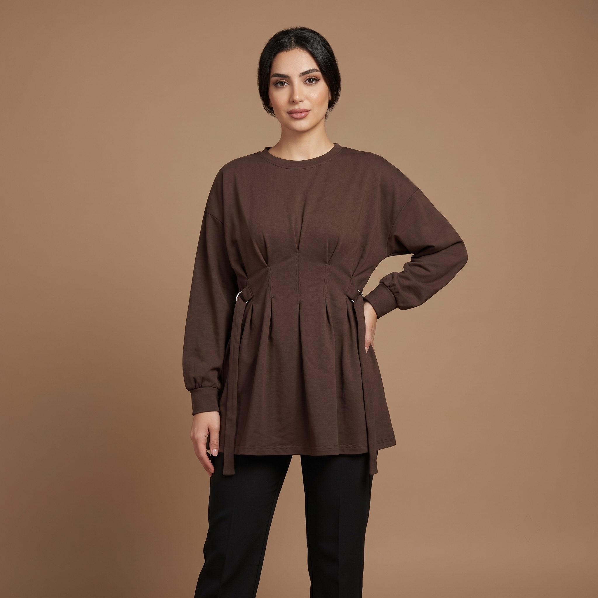 طقم فستان وبنطال نسائي 6250