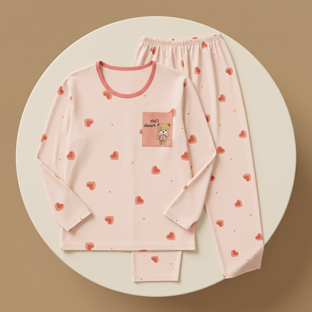 Womens L/S Pajamas 2Pcs 609