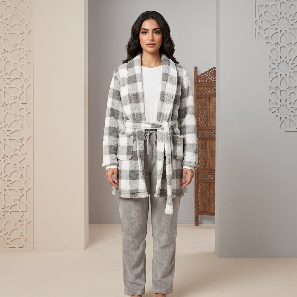 Womens Pyjama 3 Pcs 9129