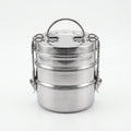 Large 3-tier stainless steel lunch box