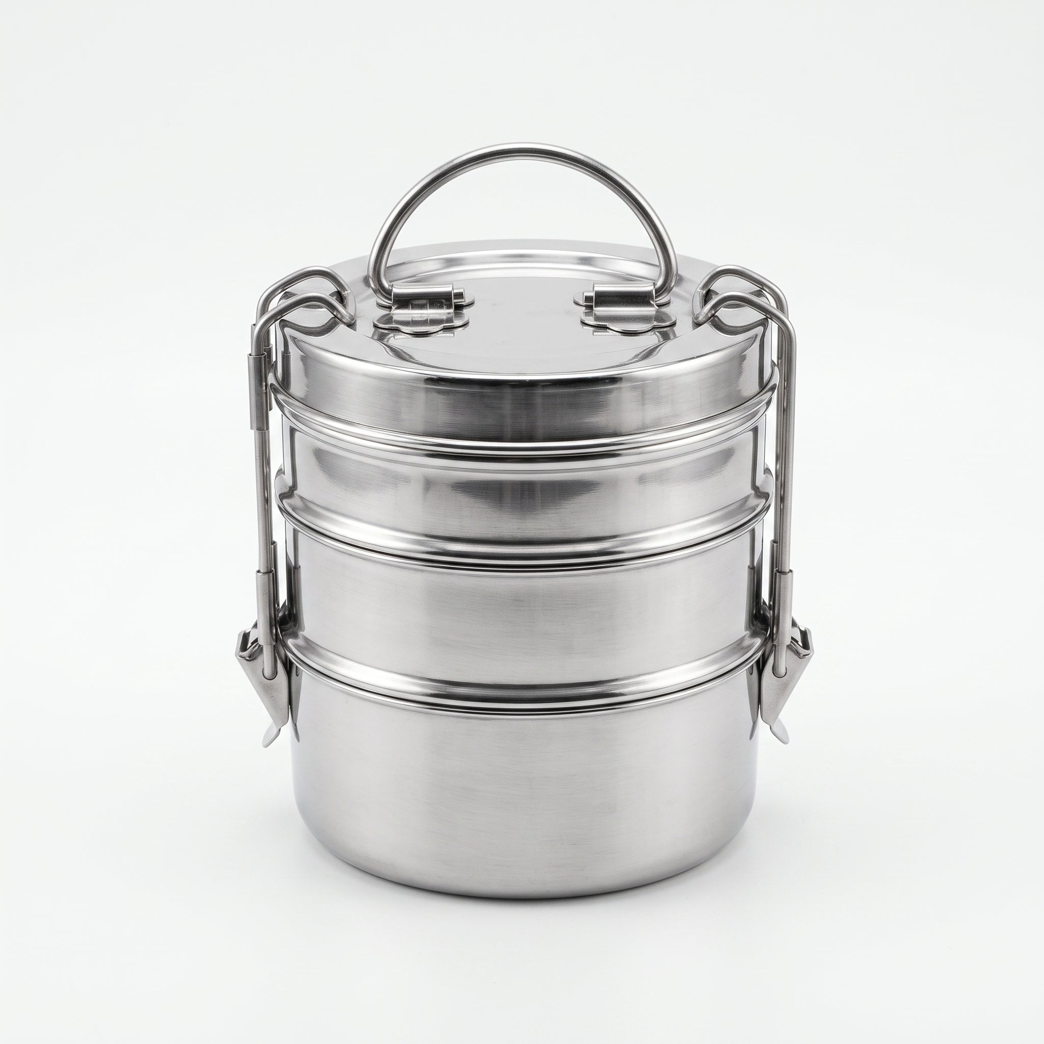 Large 3-tier stainless steel lunch box