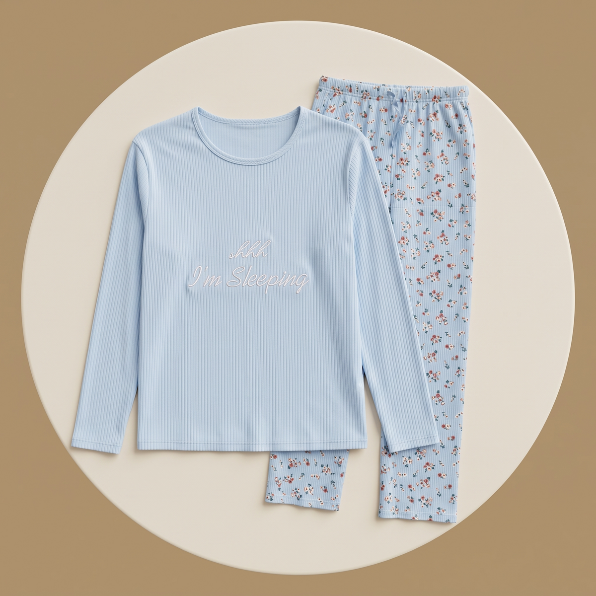 Womens Pajama 2Pcs HM-70538