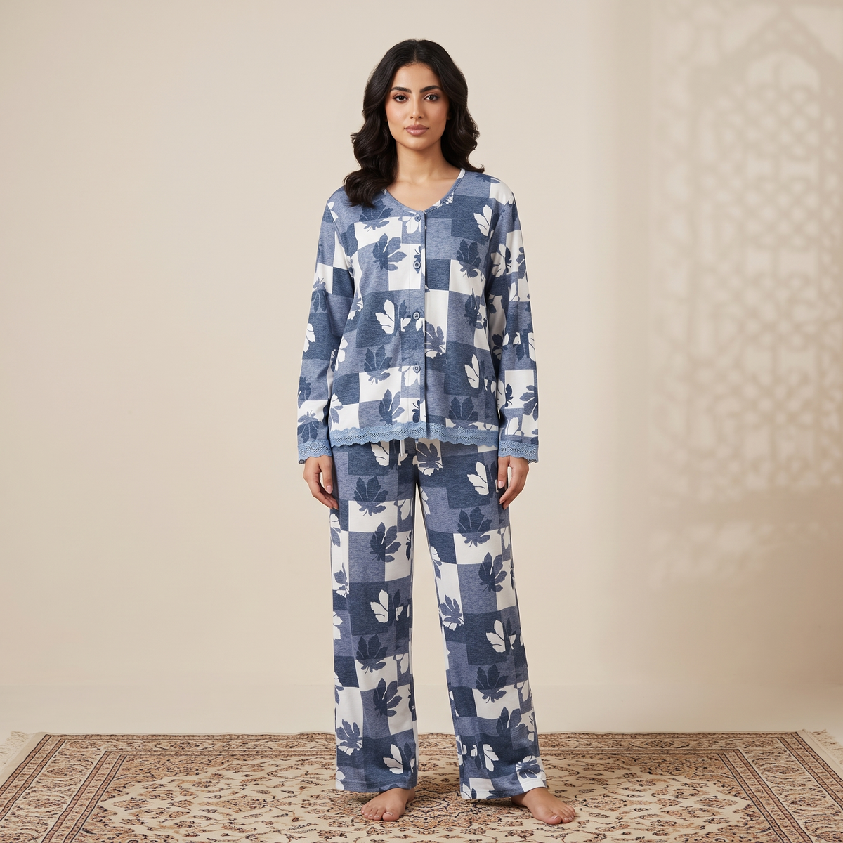 Womens Pyjama 2 Pcs 9183