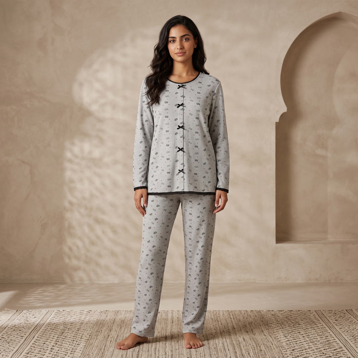 Womens Pajama 2Pcs HM-70529