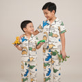 Vroom Dino Car Kids H/S Pajamas