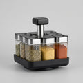 [FE-10874] 9 Pcs Glass Spice Set FE-10874
