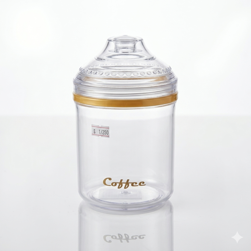 [PN3306/20K-PS] Acrylic spice jars 1.050 liter PN3306/20K-PS