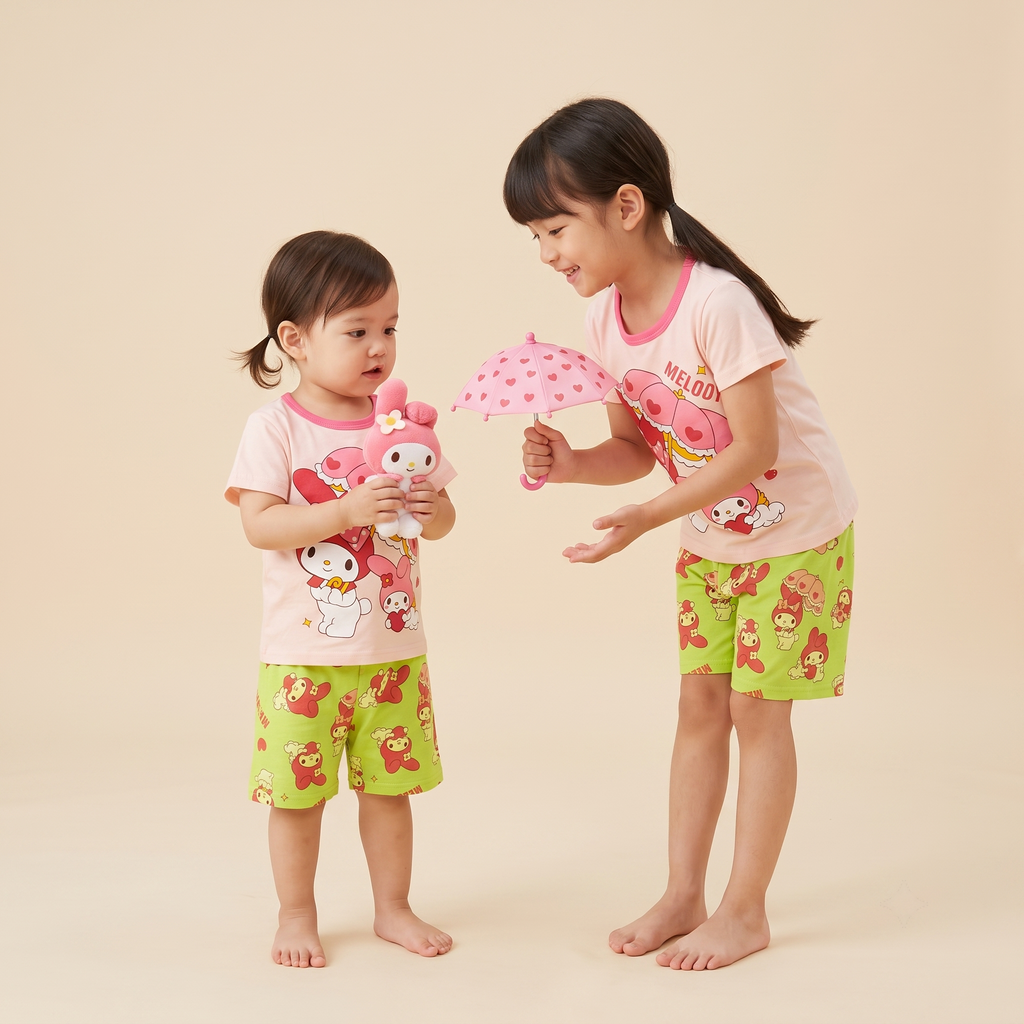 Melody Umbrella H/S Short Set