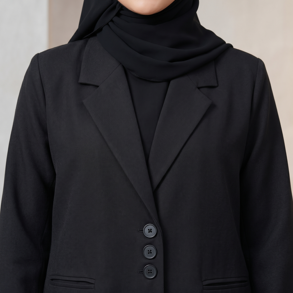 ABAYA Blazer Front Pocket 015