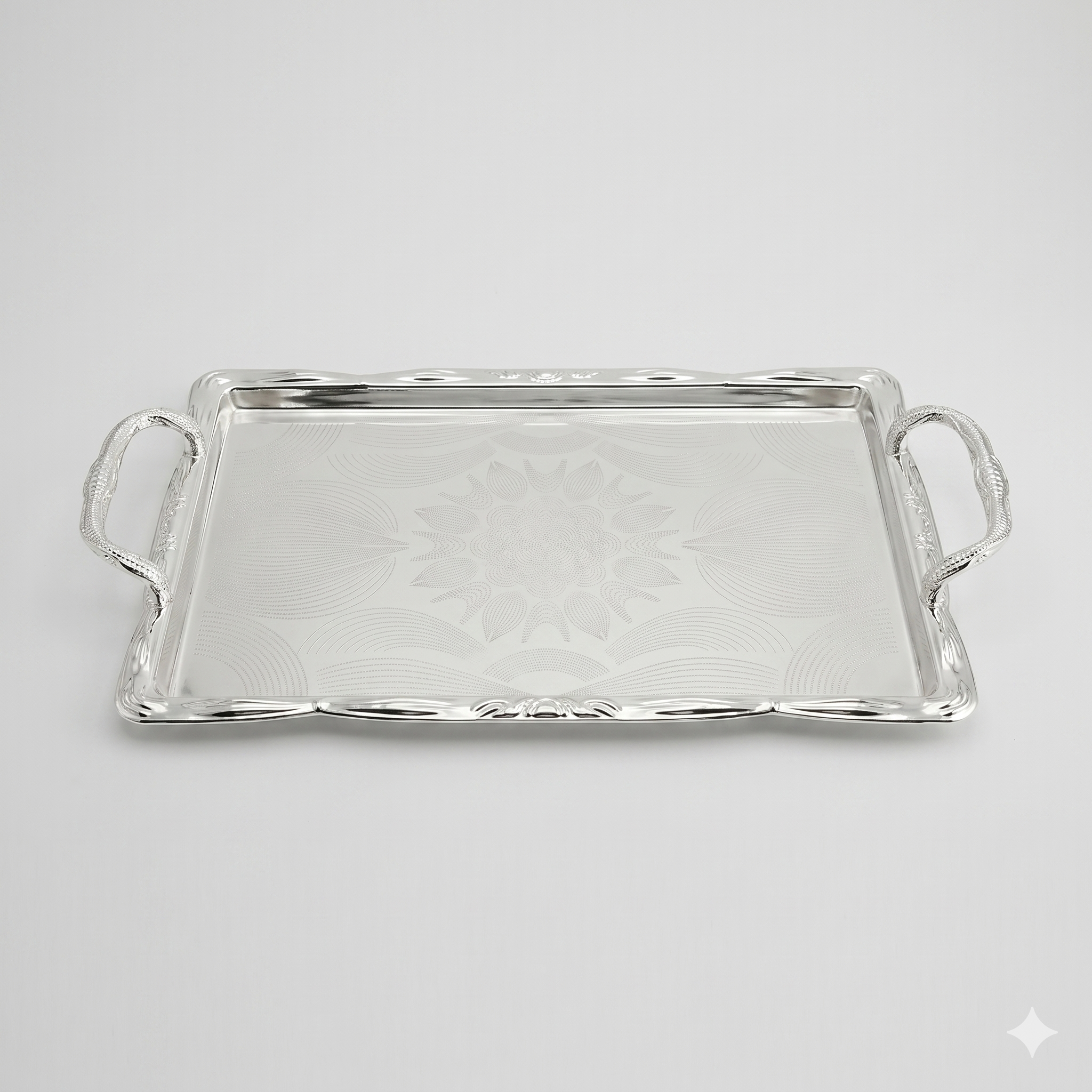 Silver serving trays 24-2308