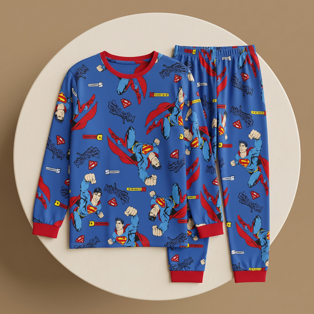Superman Powers L/S Pajamas