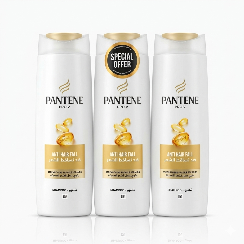 Pantene Shampoo 3pcs 400ml + 400ml