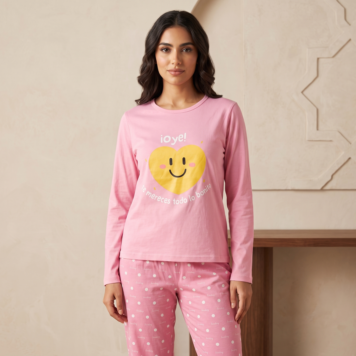 Womens L/S Pajama 2Pcs WB13031