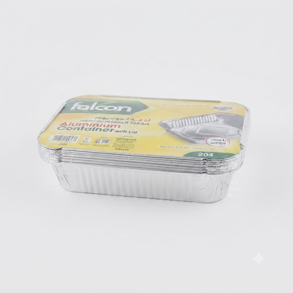 فالكون وعاء الومينيوم 83185 مع غطاء