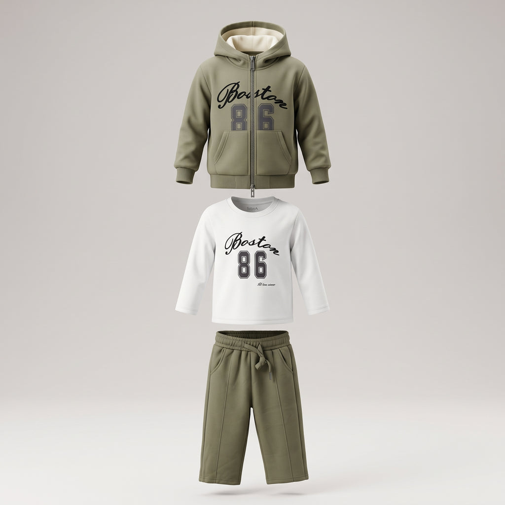 Kids Winter Pajama 3 Pcs CH-2229/2230