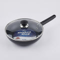 Tefal Pakistani frying pan with a glass lid and a long handle