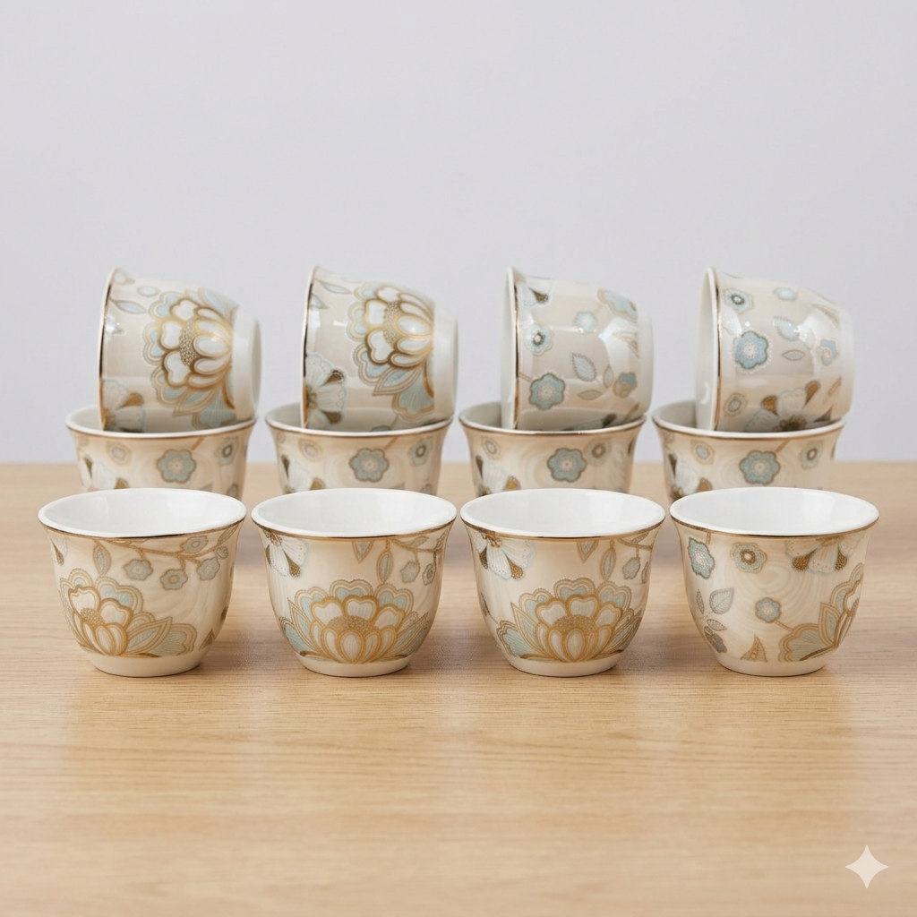 Grey Arabic Coffee Set HSR7999