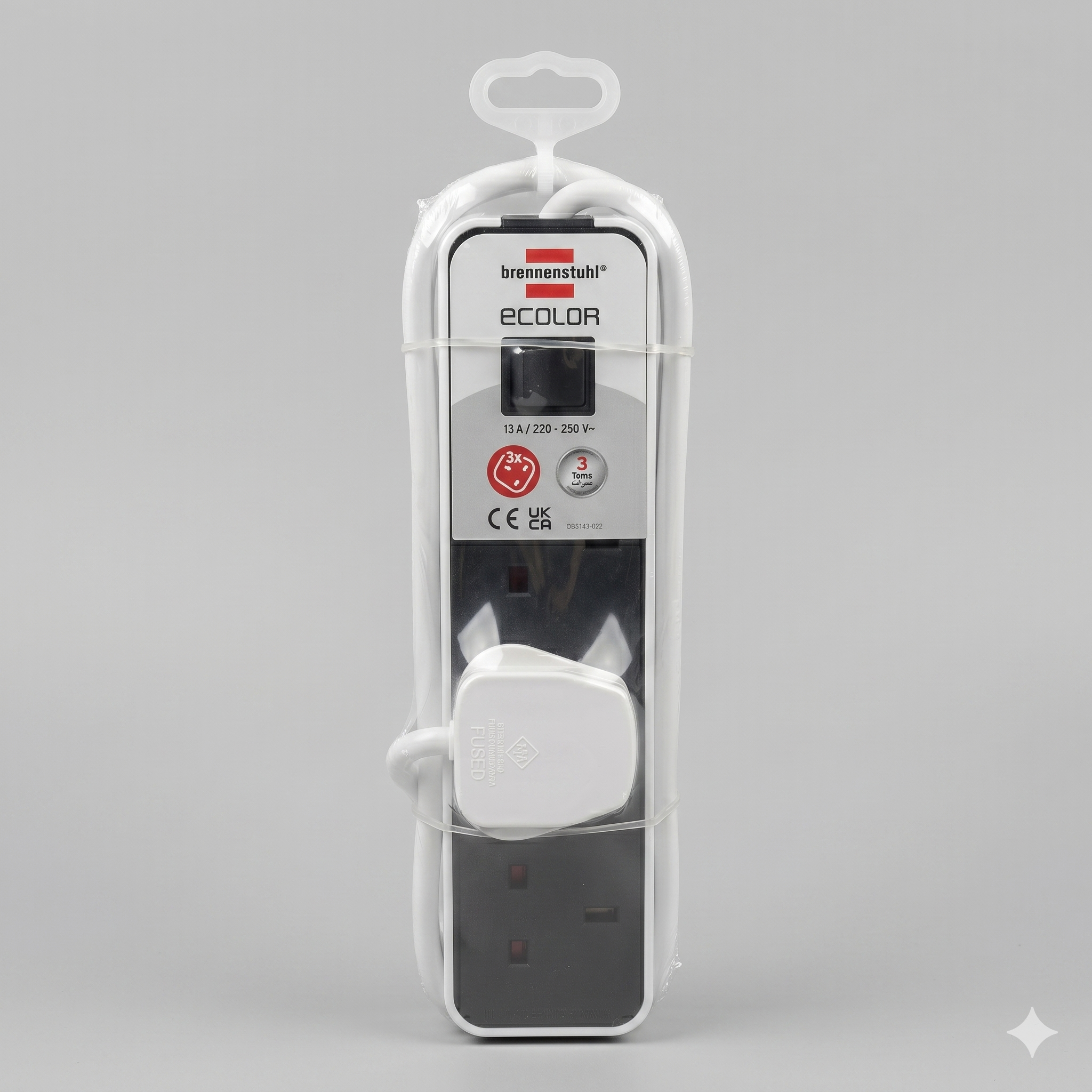 3-outlet power strip