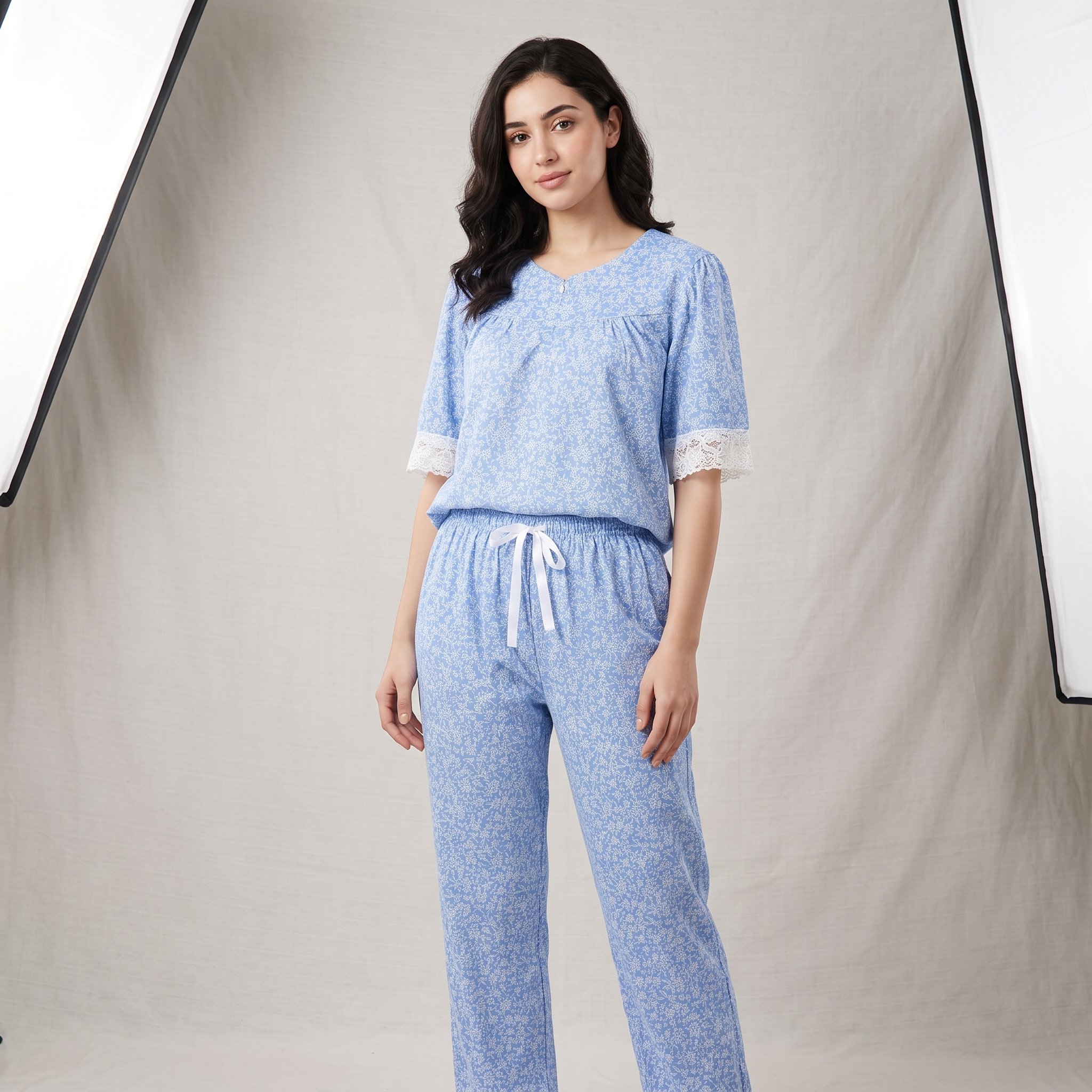 Womens Pajamas 2Pcs Z-1812