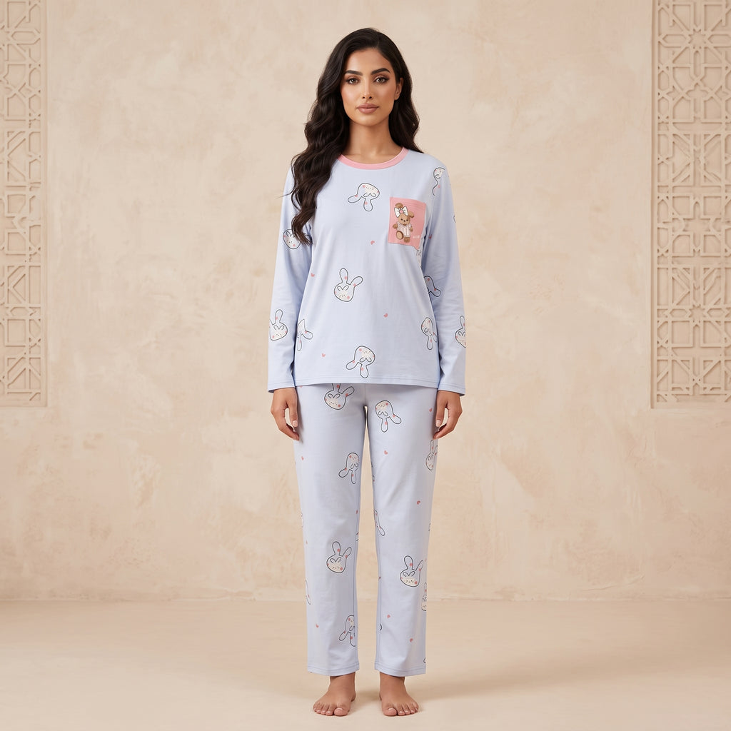Womens L/S Pajamas 2Pcs 601