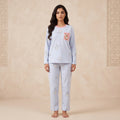 Womens L/S Pajamas 2Pcs 601