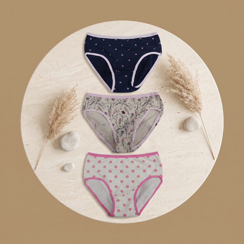 Womens Underwear 3Pcs Set 1010-5