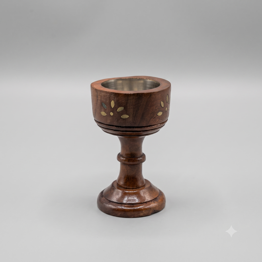 Wooden incense burner