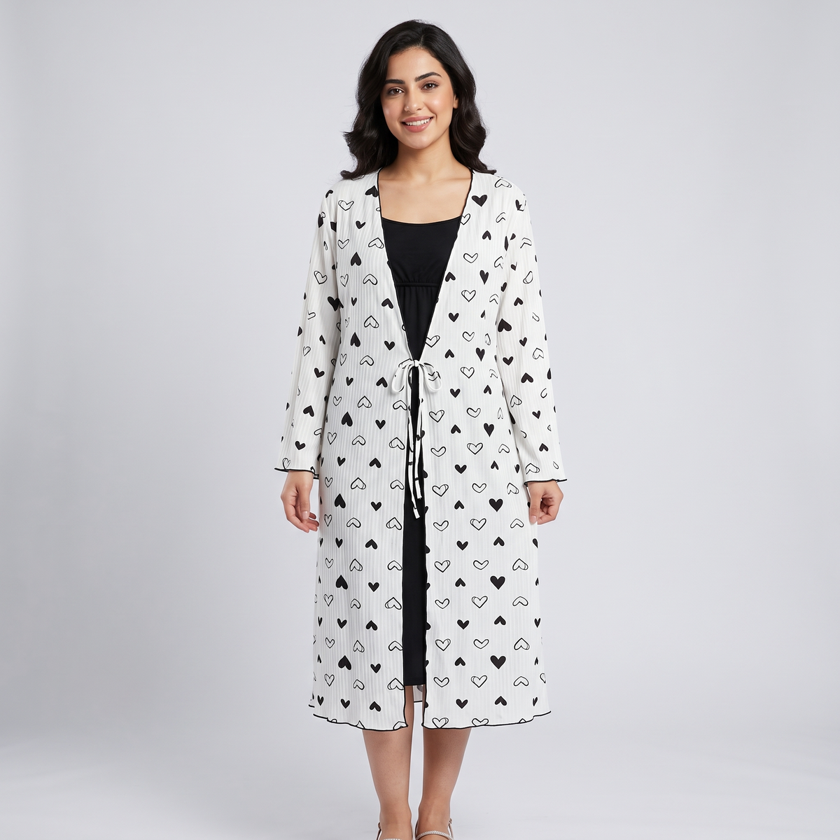 Womens Robe 2Pcs HM-70524