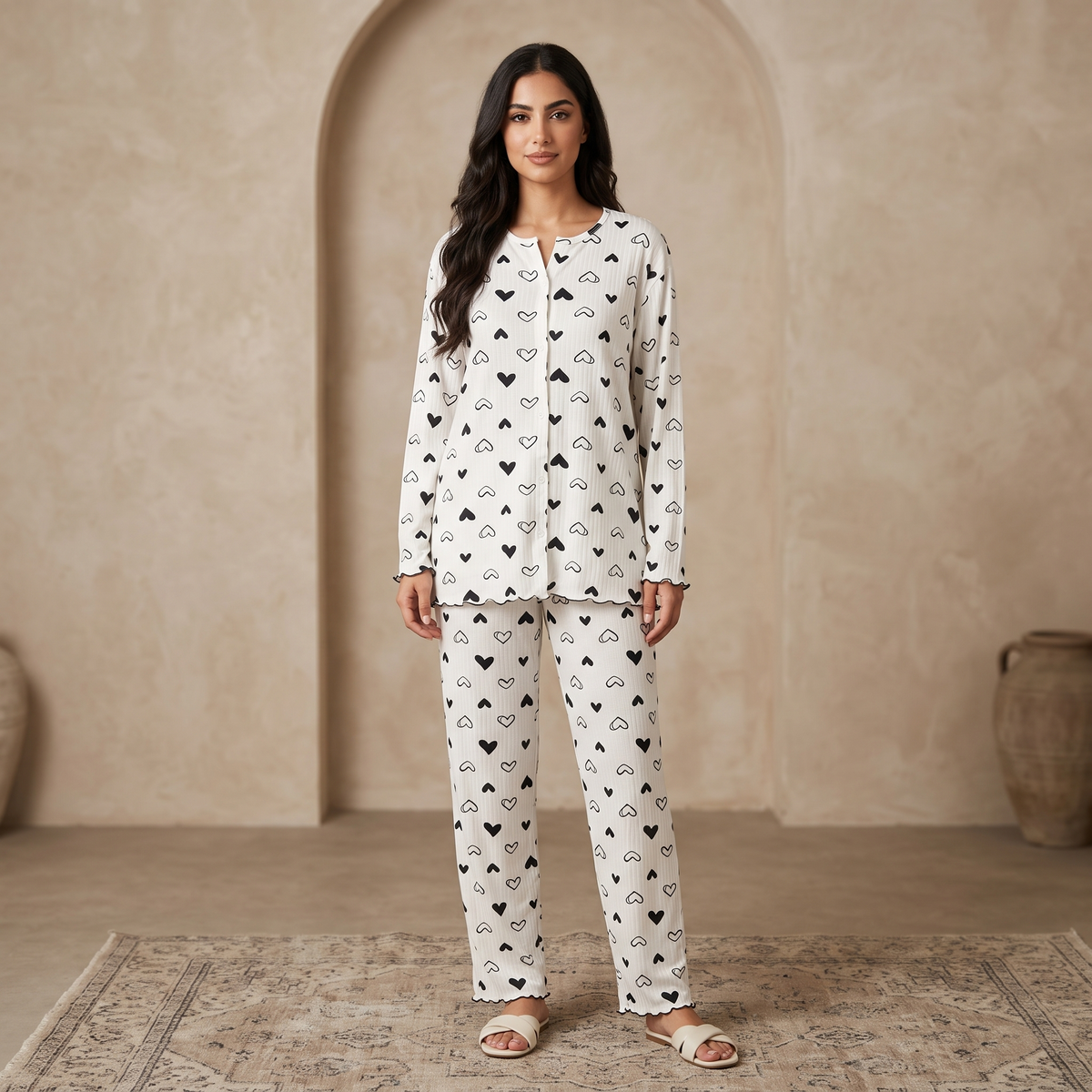 Womens Pajama 2Pcs HM-70523