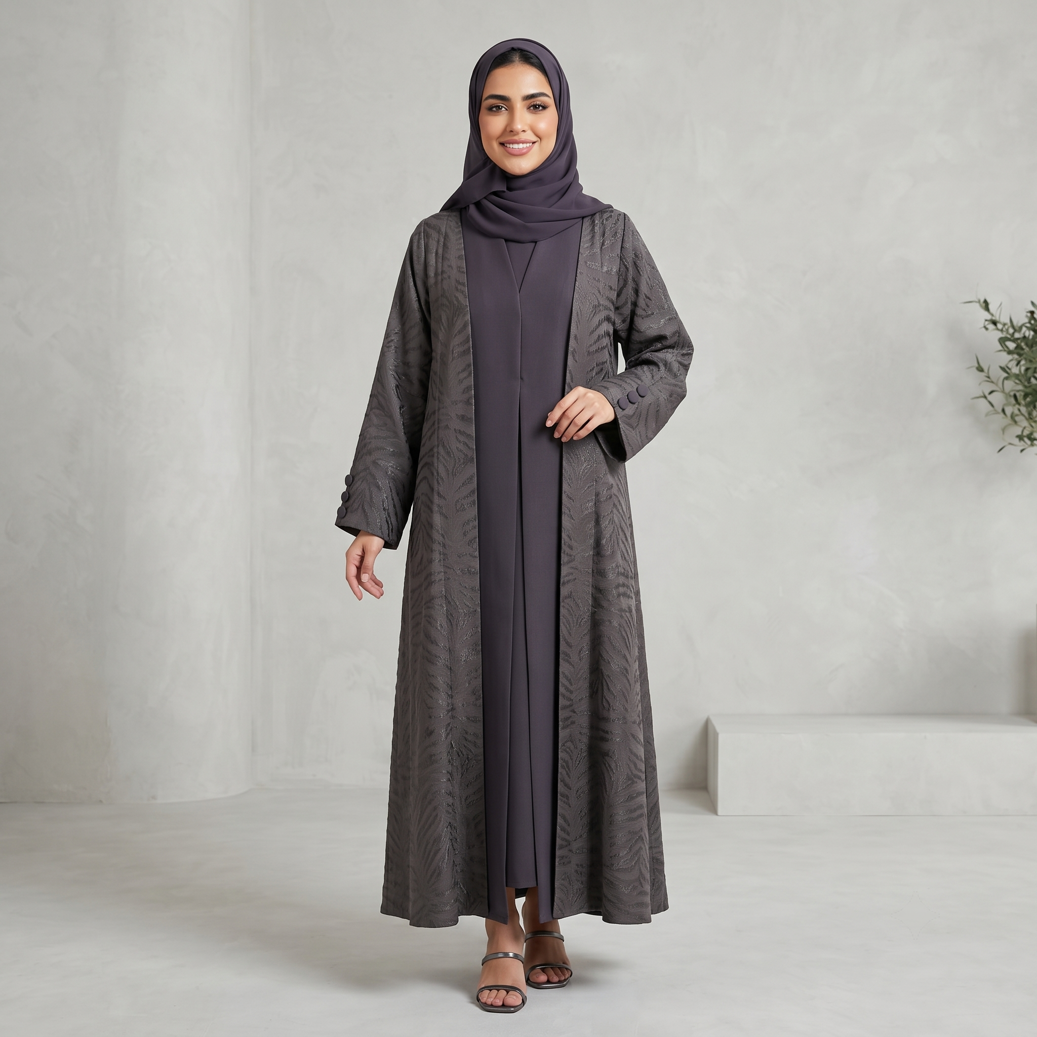 Abaya 1Pcs 0216-1