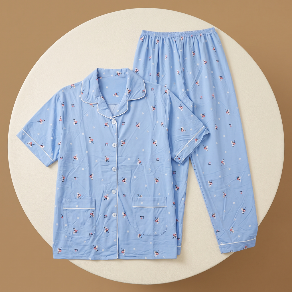 Womens Pajamas 2Pcs 679