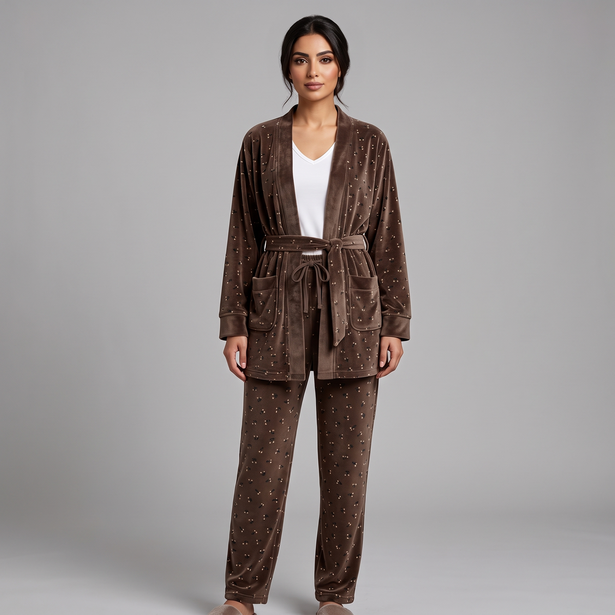 Womens Pyjama 3 Pcs 9114