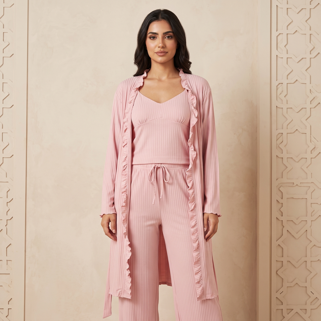 Womens Pajama 3Pcs HM-70619