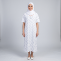Womens Midi Bows outline White