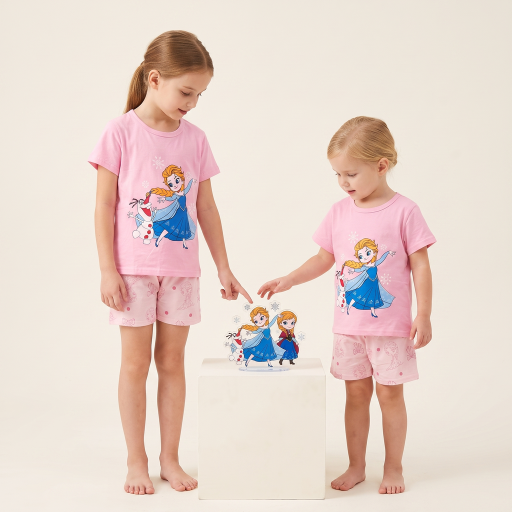 Frozen Princess Pink H/S Short Set