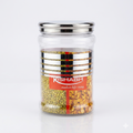 Jar with silver lid, 2500ml