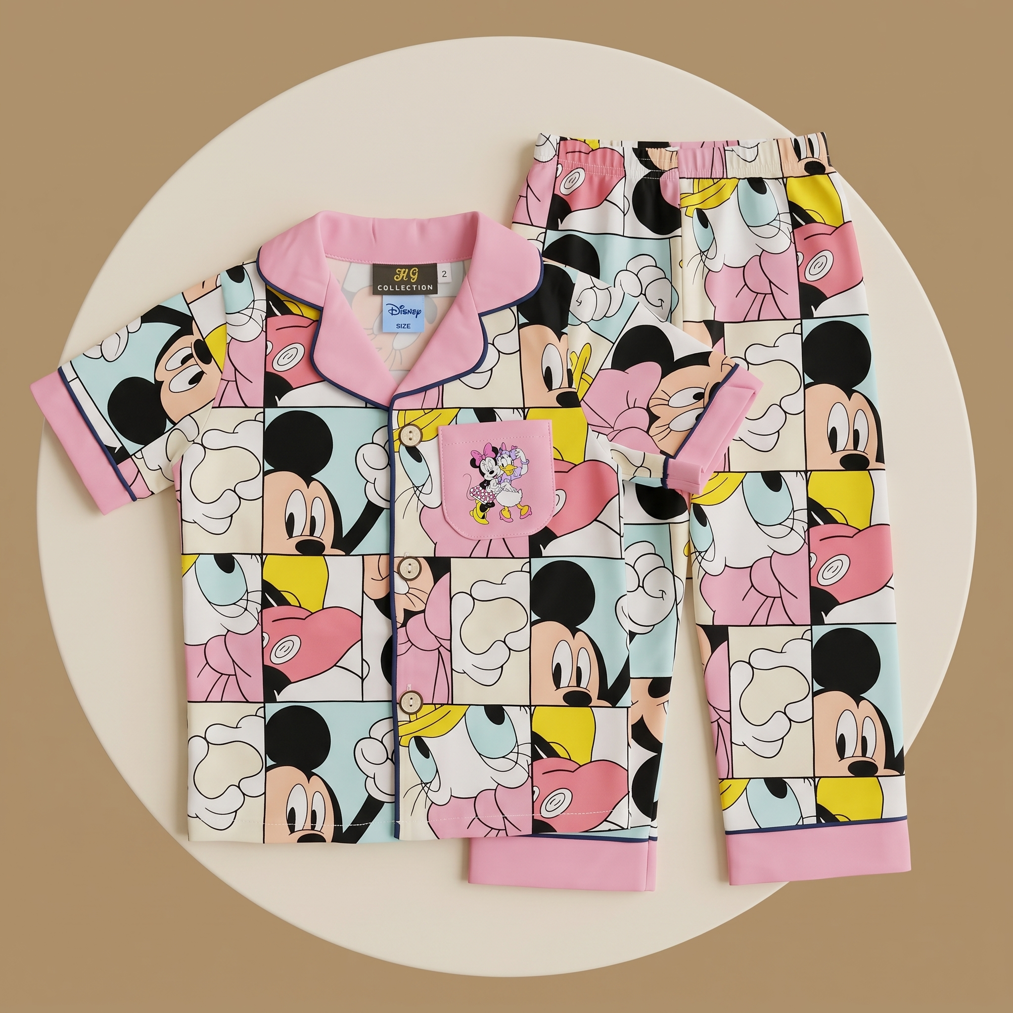 Disney Comic Kids H/S Pajamas