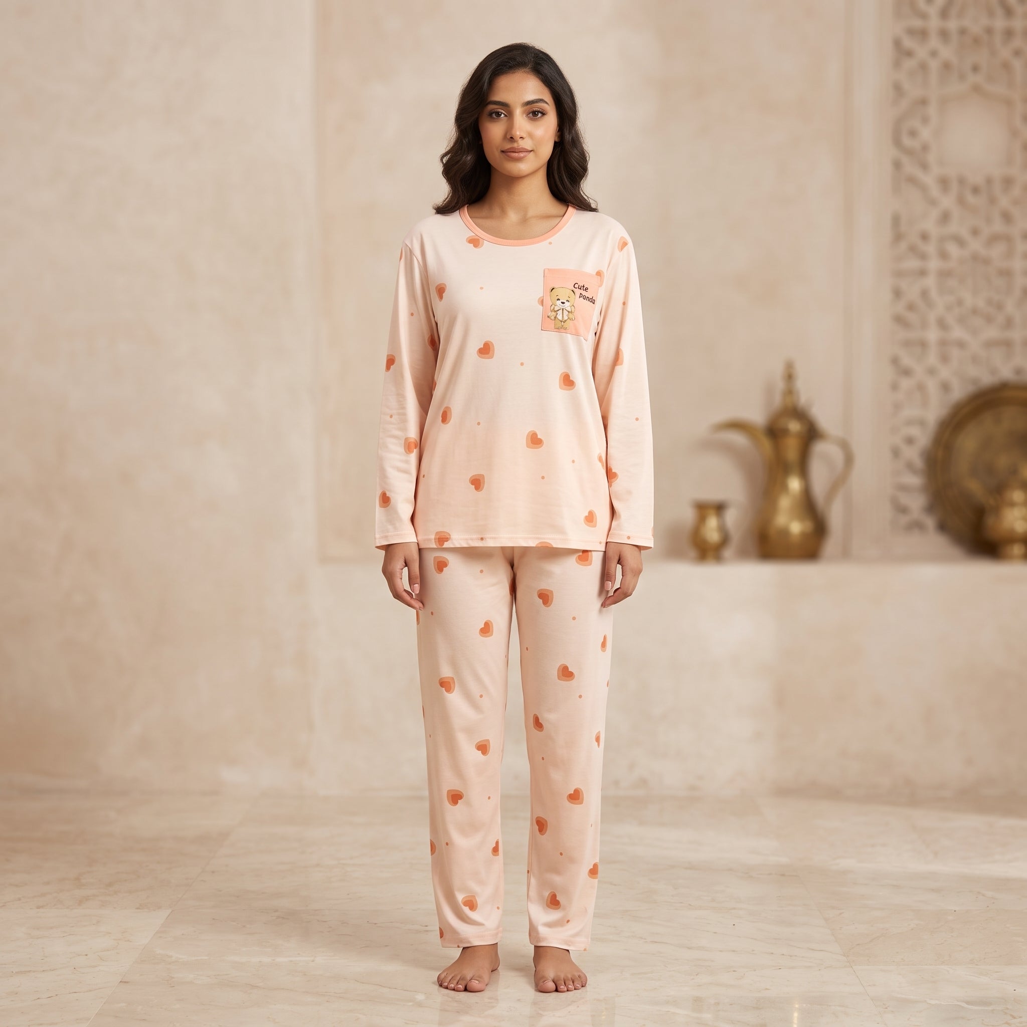 Womens L/S Pajamas 2Pcs 609